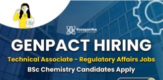 Genpact Hiring Technical Associate – Regulatory Affairs Jobs | 