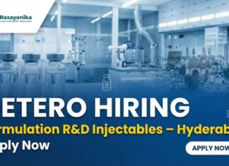 R&D Jobs at Hetero | FRD Injectables Job Role in Hyderabad Apply 
