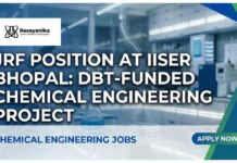 JRF Jobs at IISER Bhopal | Chemical Engineering Candidates Apply Now