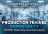 Trainee Jobs at Concept Medical | Freshers Jobs | Chemistry Candidates Apply Now
