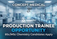 Trainee Jobs at Concept Medical | Freshers Jobs | Chemistry Candidates Apply Now