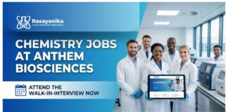 Chemistry Jobs at Anthem Biosciences | Attend the Walk-In-Interview Now