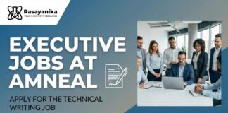 Executive Jobs at Amneal |Apply for the Technical Writing Job 