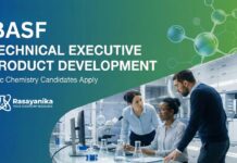 Executive Jobs at BASF | MSc Chemistry Jobs