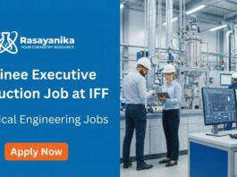 Trainee Executive Jobs at IFF | Chemical Engineering Candidates Apply Now