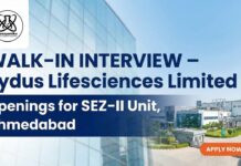 Zydus Careers | Chemistry Candidates Attend the Walk-In Interview