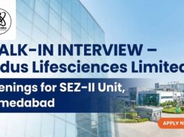 Zydus Careers | Chemistry Candidates Attend the Walk-In Interview