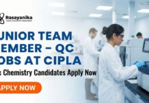 Quality Control Jobs at Cipla | Chemistry Candidates Apply Now