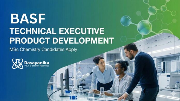Executive Jobs at BASF | MSc Chemistry Jobs
