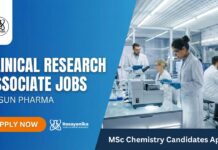 Clinical Research Associate Jobs at Sun Pharma | MSc Chemistry Candidates Apply