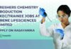 Freshers BSc Chemistry Trainee Jobs at Arene Lifesciences Limited, Apply on Rasayanika