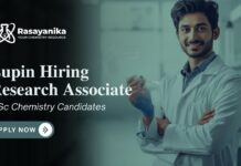 Lupin Hiring Research Associates | MSc Analytical Chemistry Jobs