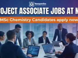 Project Associate Jobs at NCL | MSc Chemistry Graduates Apply Now