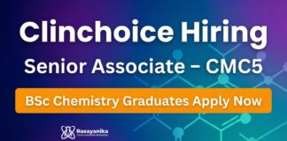 BSc Chemistry Jobs in Bangalore | Apply Now at ClinChoice Senior Associate Jobs at ClinChoice | BSc Chemistry Graduates Apply Now