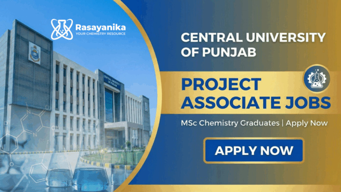 Project Associate Jobs at Central University of Punjab | Apply Now