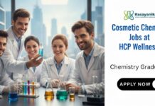 Chemistry Jobs at HCP Wellness | Apply Now for Cosmetic Chemist Role Cosmetic Chemist Jobs at HCP Wellness | Chemistry Graduates Apply Now