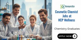 Cosmetic Chemist Jobs at HCP Wellness | Chemistry Graduates Apply Now