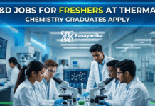 R&D Jobs For Freshers at Thermax | Chemistry Graduates Apply