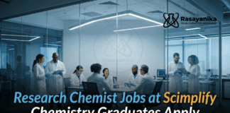 Research Chemist Jobs at Scimplify | Chemistry Graduates Apply