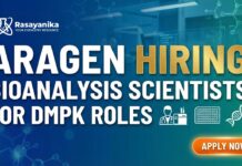 Scientists Jobs at Aragen LifeSciences | Apply for Bioanalysis  for DMPK Roles
