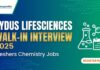 Chemistry Jobs at Zydus Lifesciences | Attend the Walk-In Interview