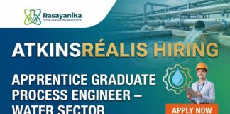 Chemical Engineering Jobs at AtkinsRealis | Freshers Apply for the Apprentice Role