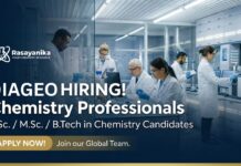 Chemistry Jobs at Diageo | Senior Executive – Blending Jobs, Apply Now Chemistry Jobs at Diageo | Senior Executive – Blending Jobs, Apply Now