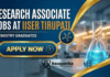 Research Associate Jobs at IISER Tirupati| Chemistry Grads Apply