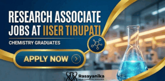 Research Associate Jobs at IISER Tirupati| Chemistry Grads Apply