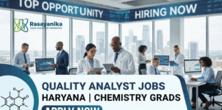 Quality Analyst Jobs in Haryana | Chemistry Grads Apply Now
