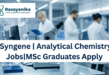 Analytical Chemistry Analyst Jobs at Syngene Bangalore Analytical Chemistry Jobs at Syngene | Msc Graduates Apply