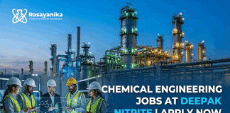 Chemical Engineering Jobs at Deepak Nitrite | Apply Now