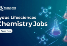 Chemistry Jobs at Zydus Lifesciences | Apply Now
