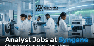 Analyst Jobs at Syngene | Chemistry Graduates Apply Now