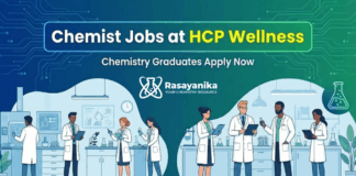 Chemist Jobs at HCP Wellness | Chemistry Graduates Apply Now
