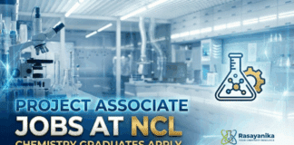Project Associate Jobs at NCL | Chemistry Graduates Apply