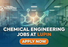 Build Your Career in GMP Compliance with Lupin – Chemical Engineering Apply Online Chemical Engineering Jobs at Lupin | Apply Now