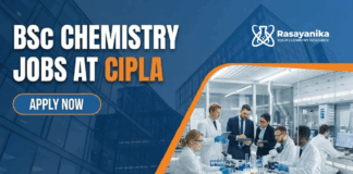 Junior Officer – Packing | Cipla Careers in Sikkim For Chemistry BSc Chemistry Jobs at Cipla | Apply Now For the Role