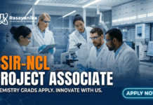 Project Associate Jobs at CSIR-NCL | Chemistry Grads Apply