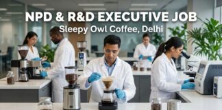 Junior Executive Jobs at Sleepy Owl Coffee | Chemistry Candidates Apply Now