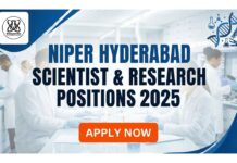 NIPER Hyderabad Recruitment | Multiple Research Position Vacancies 2025 NIPER Hyderabad Recruitment | Multiple Research Position Vacancies 2025