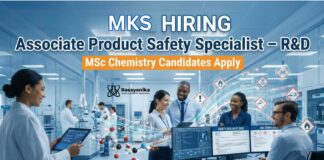 R&D Jobs at MKS | Associate Product Safety Specialist Role in Manesar