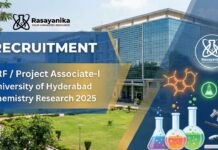 JRF Jobs at University of Hyderabad | Apply for Chemistry Research 