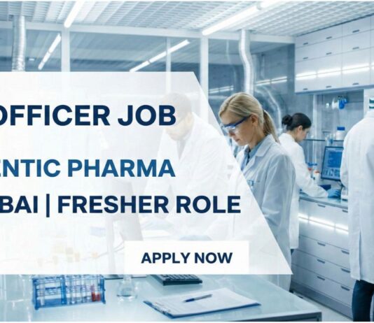 Freshers Chemistry Jobs at Galentic Pharma | QC Officer Job  