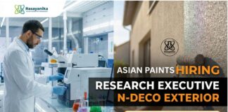MSc Chemistry Jobs at Asian Paints | Apply for Research Executive Role