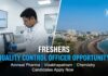 Freshers Quality Control Jobs at Amneal Pharma | MSc Chemistry Jobs