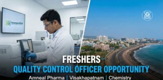 Freshers Quality Control Jobs at Amneal Pharma | MSc Chemistry Jobs