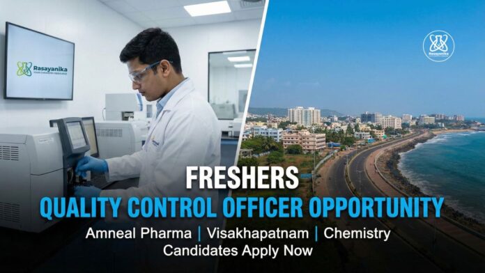 Freshers Quality Control Jobs at Amneal Pharma | MSc Chemistry Jobs
