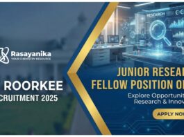 IIT Roorkee Recruitment 2025: Junior Research Fellow Position Open