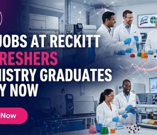 R&D Jobs at Reckitt | Chemistry Graduates Apply Now